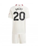 Manchester United Diogo Dalot #20 Alternativní dres pro děti 2023-24 Krátký Rukáv (+ trenýrky)